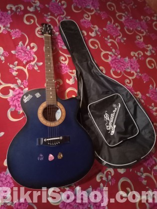 indian signature black Guitar
